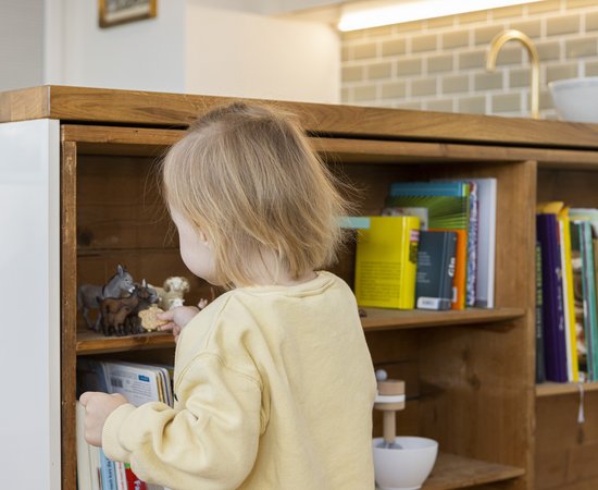 Die Küche, ein Ort für Kinder.