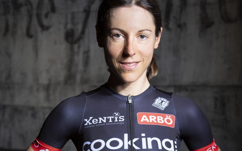 Radsportlerin Anna Kiesenhofer von Team Cookina Graz.