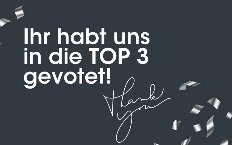 Cookina ist unter den Top-3-Betrieben der moments Awards.