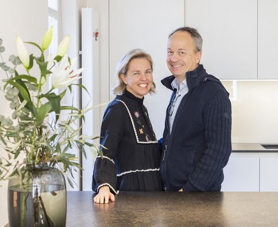 Familie Rubin in ihrer neuen Cookina-Kueche.